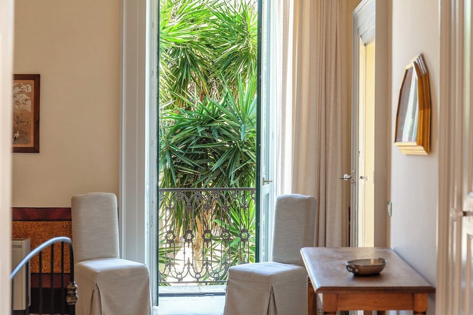 The second double has lovely garden views.