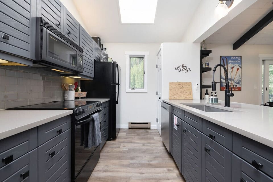 A designer kitchen that blends elevated style with everything you need to cook, gather, and stay awhile