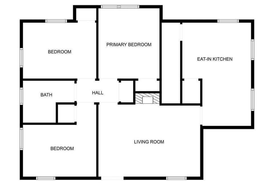 Our one level layout is convenient but allows everyone to have their own space