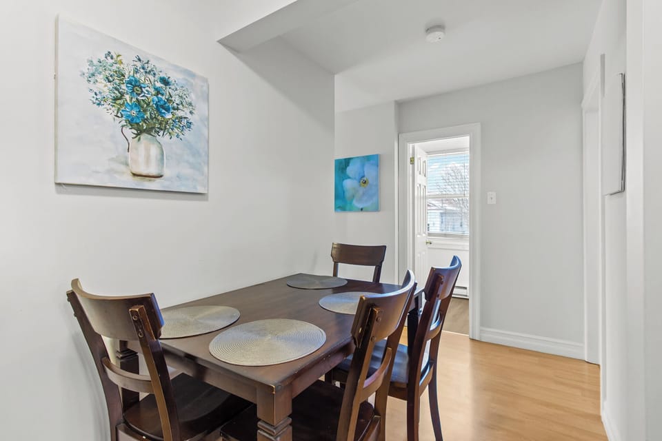 Table for Intimate Dining - 
Perfect for morning coffee or dinner
