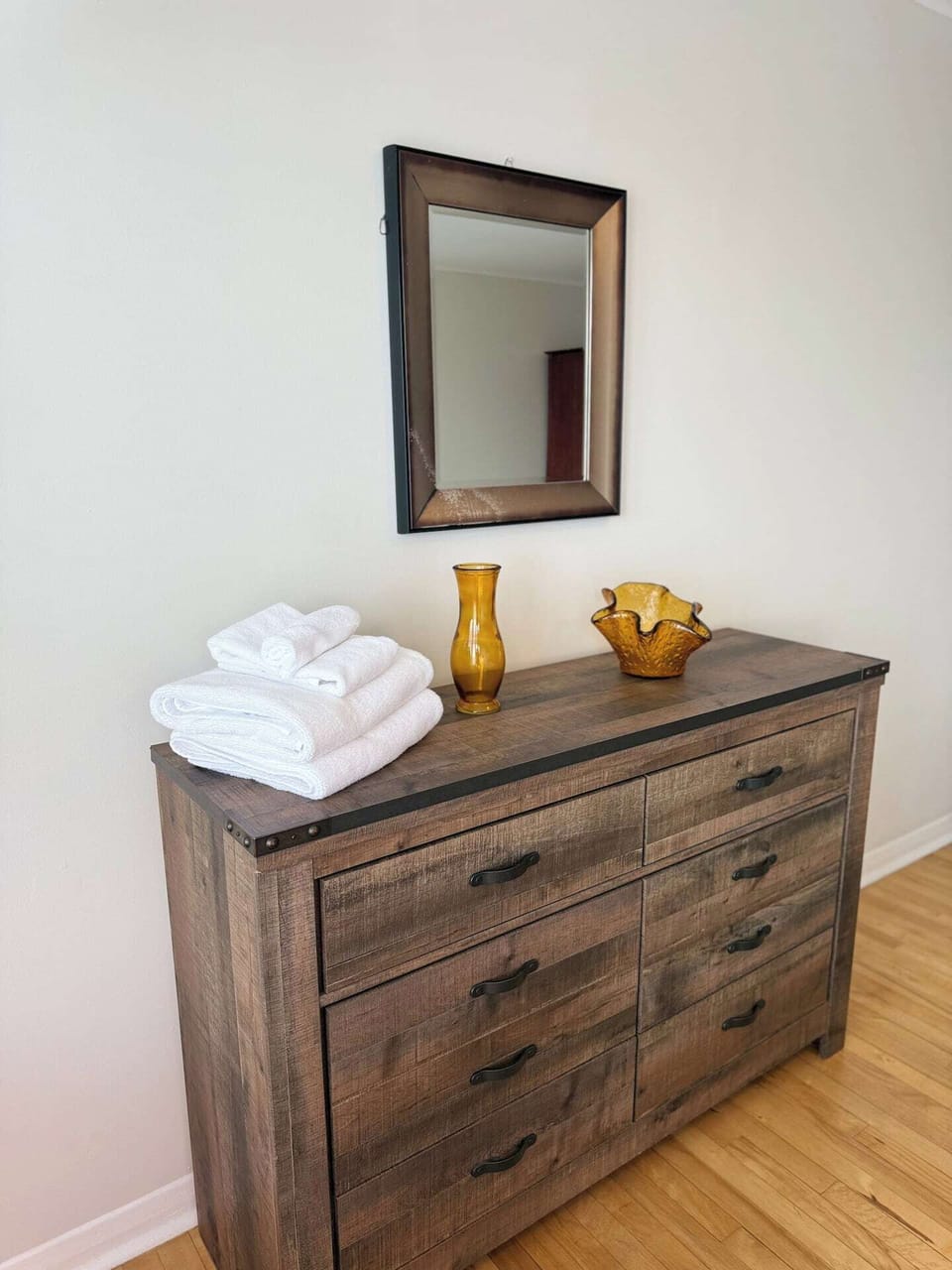Fresh Towels Ready for Your Stay