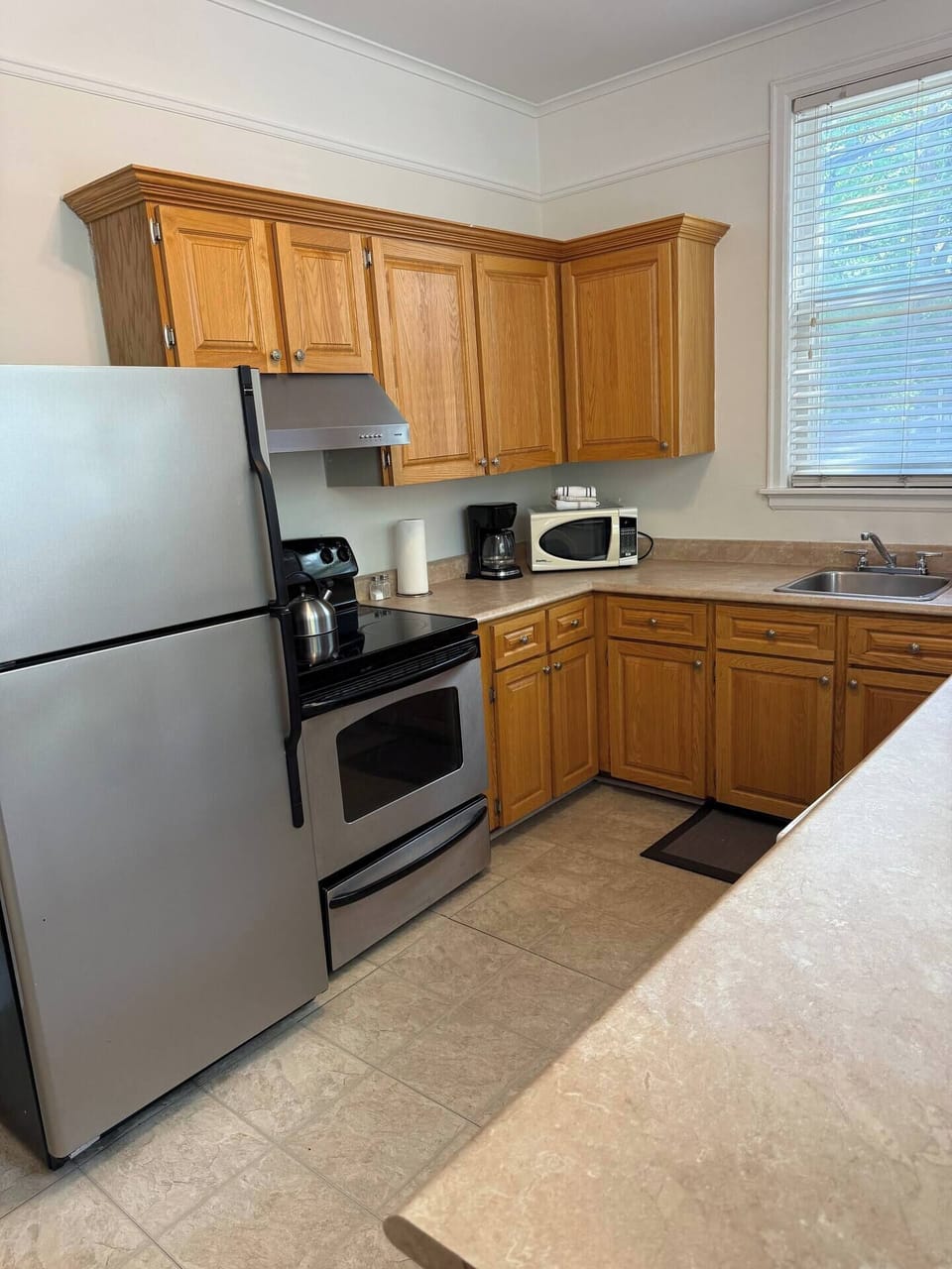Whip up delicious meals in our fully equipped kitchen – all the essentials are here!