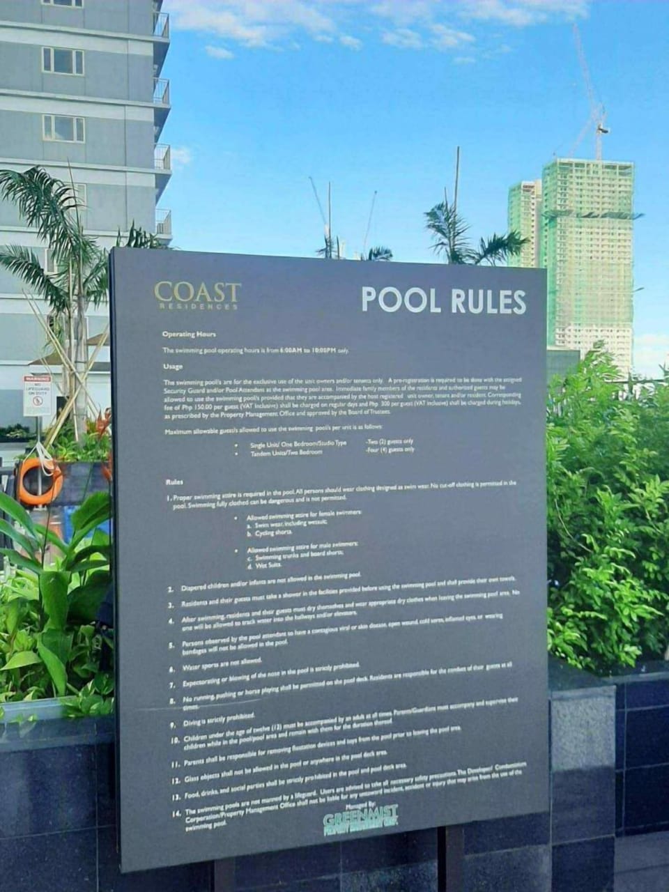 Pool Policies