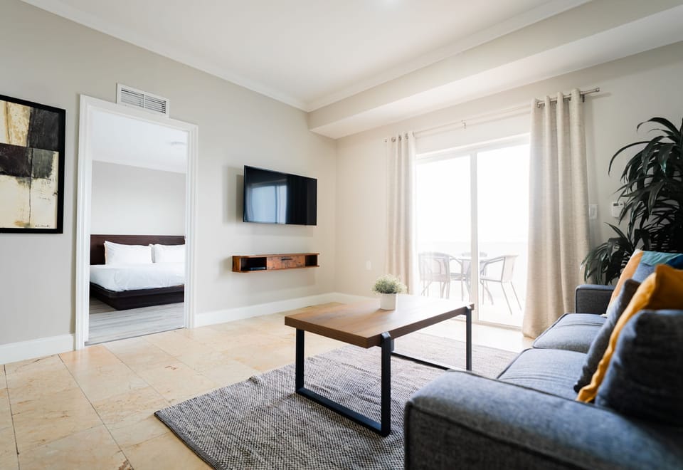 Presidential Suite, Balcony | Living area | 42-inch LED TV with digital channels, TV