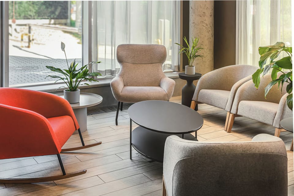 Lobby sitting area