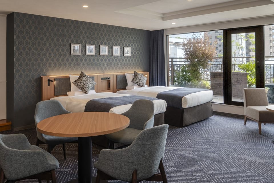 Suite With Japanese-Western Style Room (Non-smoking) | Blackout drapes, WiFi (free), bed sheets