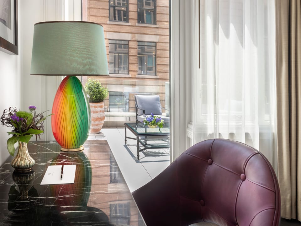 Premium bedding, minibar, in-room safe, desk