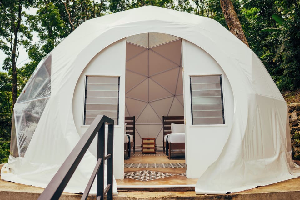 Tent, 2 Double Beds | Blackout drapes, free WiFi