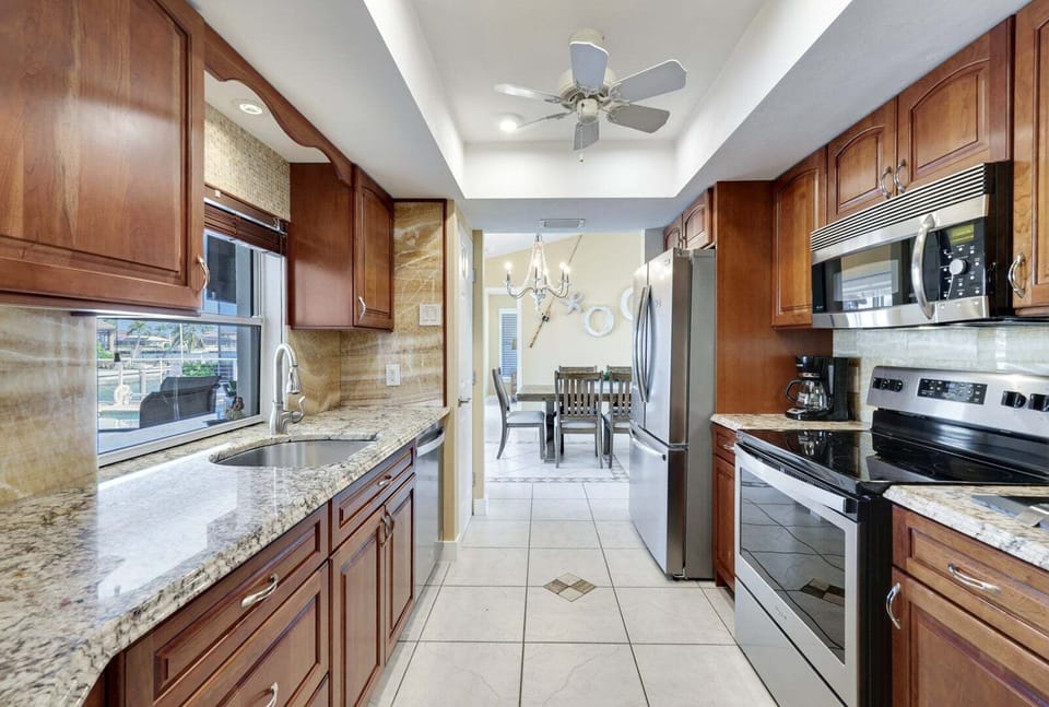 Stainless-Granite Kitchen