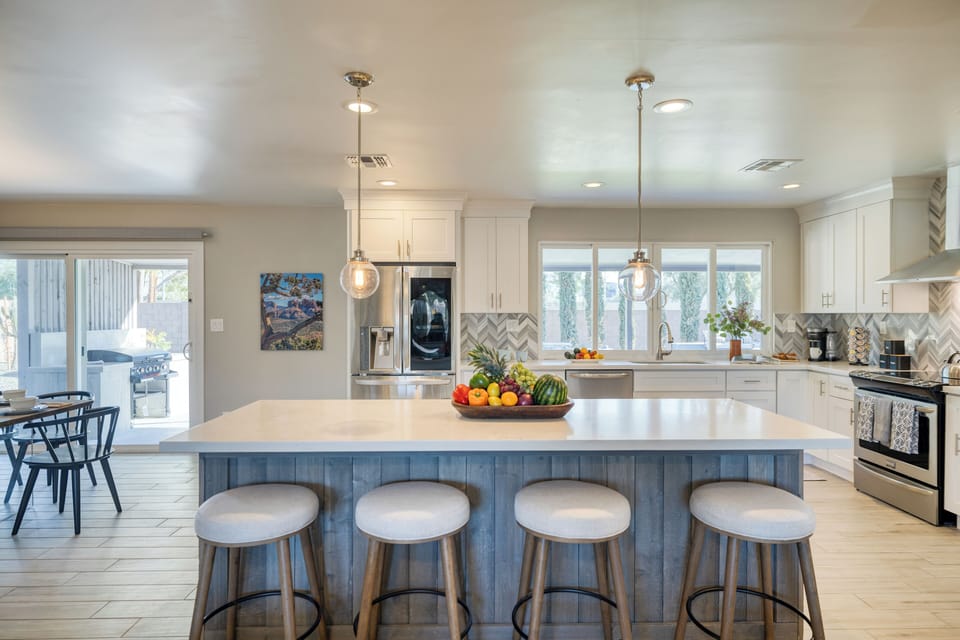 Cook up your favorite meals in this bright and modern kitchen.