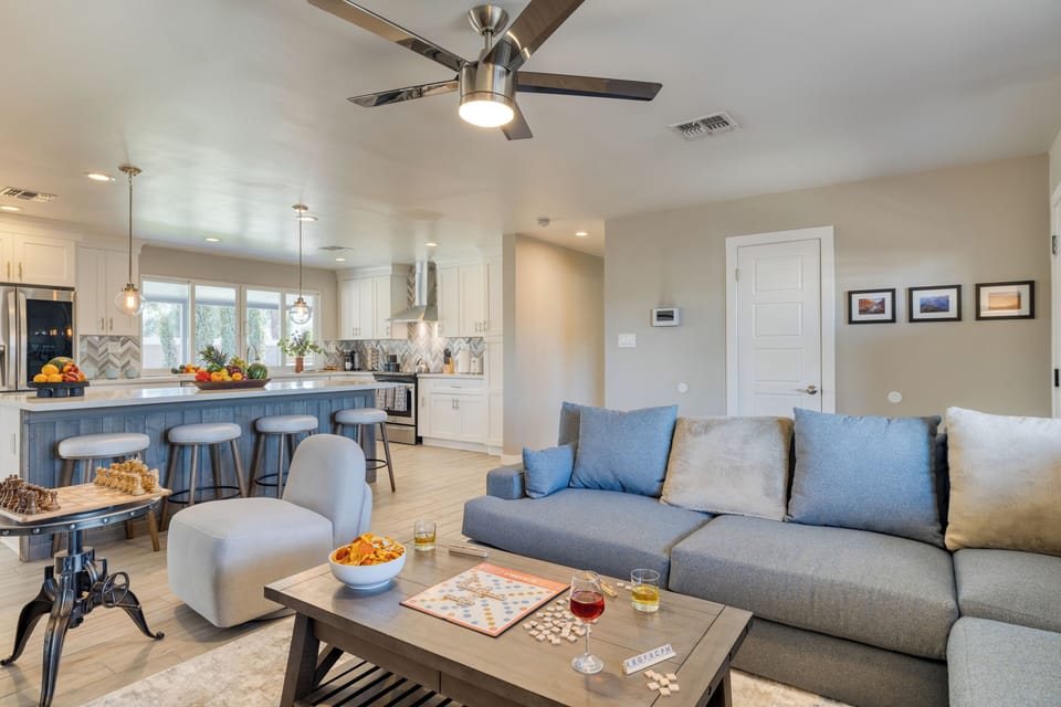 Open concept layout offering seamless transitions. 