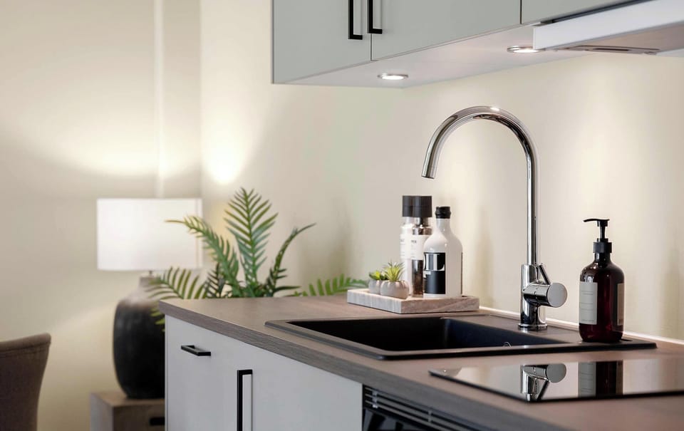 Fully equipped kitchen with all amenities you need to show off your cooking skills