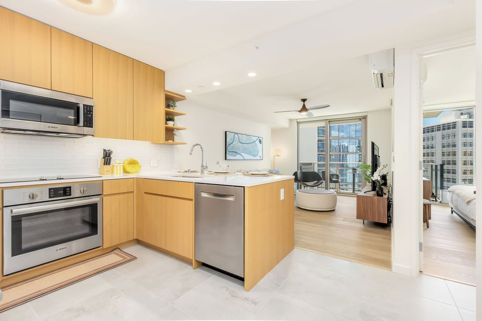 Fully equipped kitchen