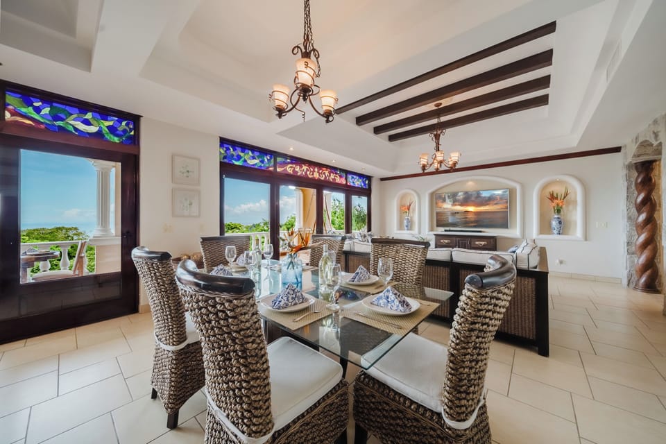 Comfortable dining area to enjoy meals together