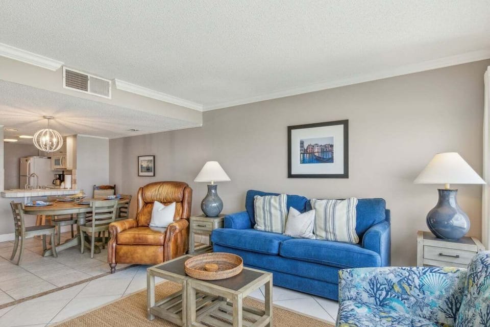 Cozy and Comfortable Living Room with Pull Out Sofa Bed