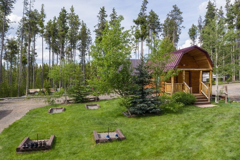 More outdoor fun on this beautiful property horseshoe pits