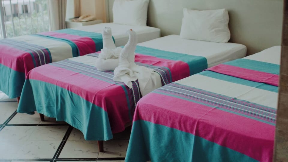 Settle in together with three comfy beds and soft linens.