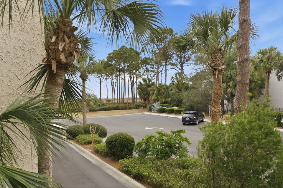 The view from the balcony