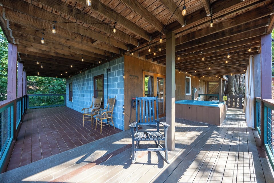 Our decks have just been painted. Perfect place to bird watch.