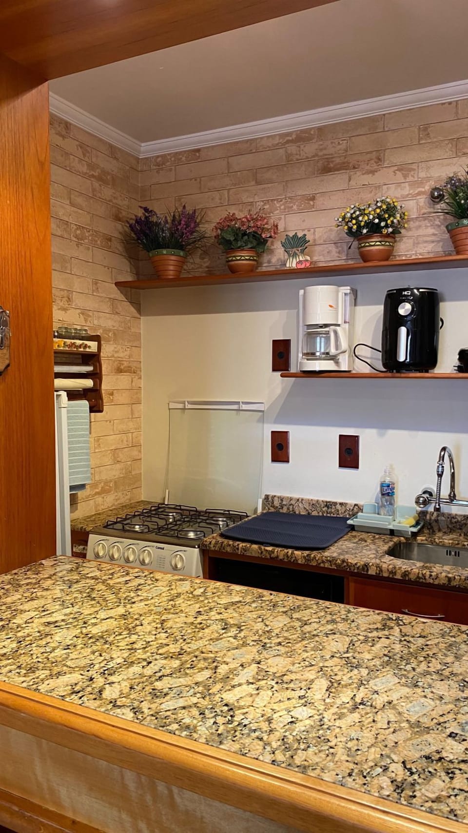 Classic Apartment, Lanai, Courtyard View | Private kitchen | Full-size fridge, microwave, oven, dishwasher