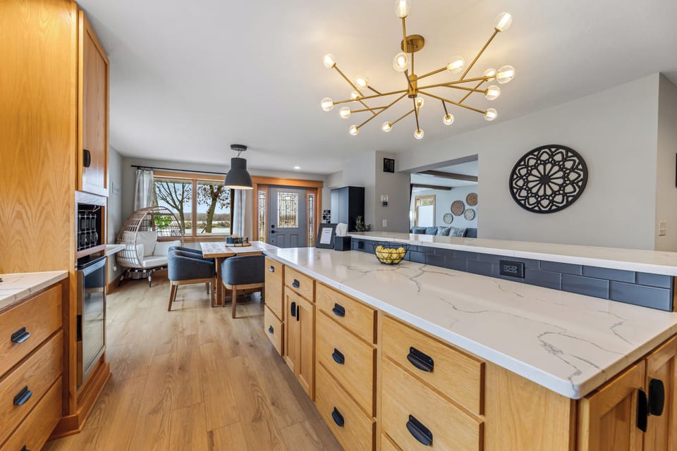spacious kitchen