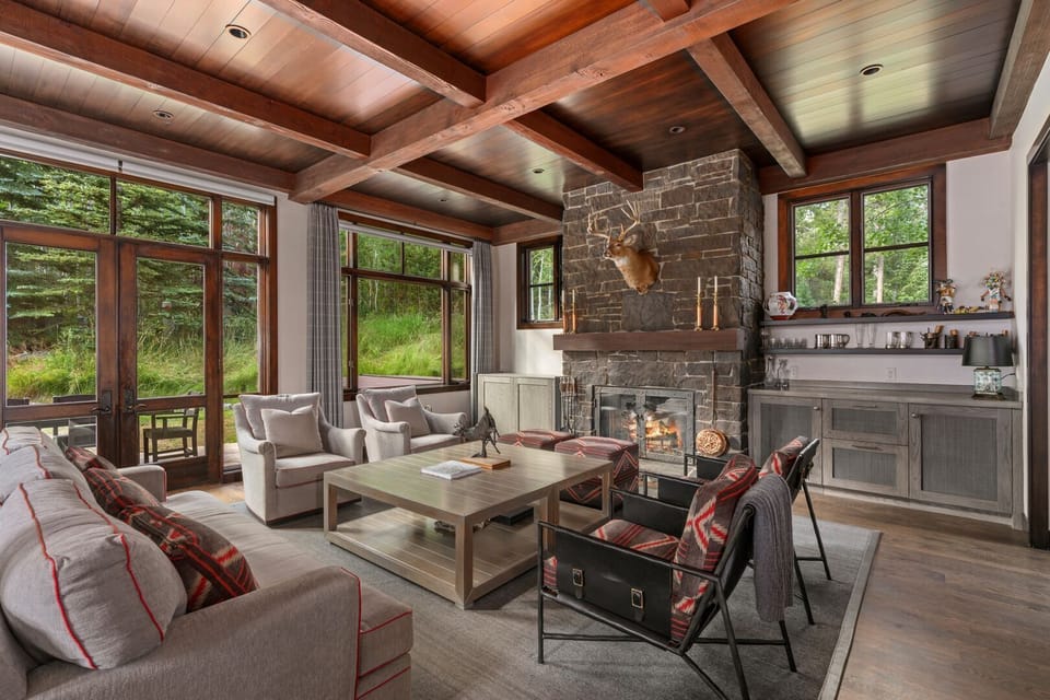 Great Room (Hidden Television In Cabinet)