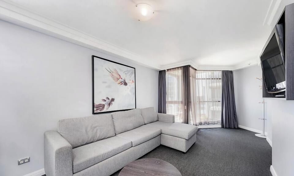 Comfortable sofa and open space