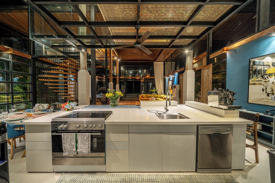 Villa | Private kitchen | Espresso maker, toaster, blender