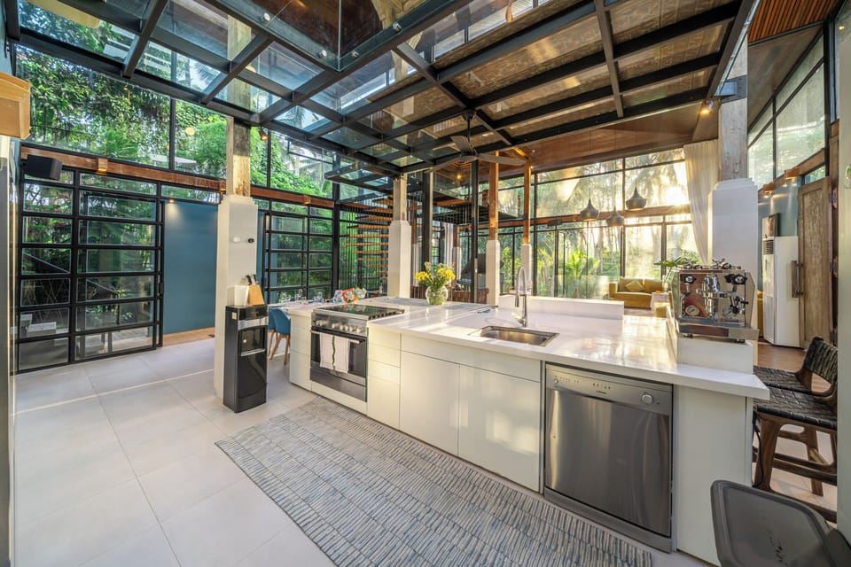 Villa | Private kitchen | Espresso maker, toaster, blender