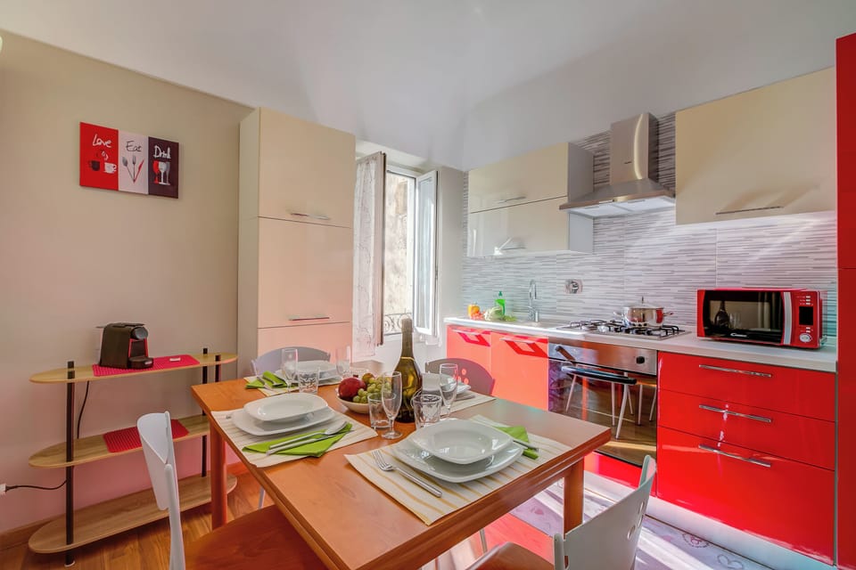 Kitchen and dining area