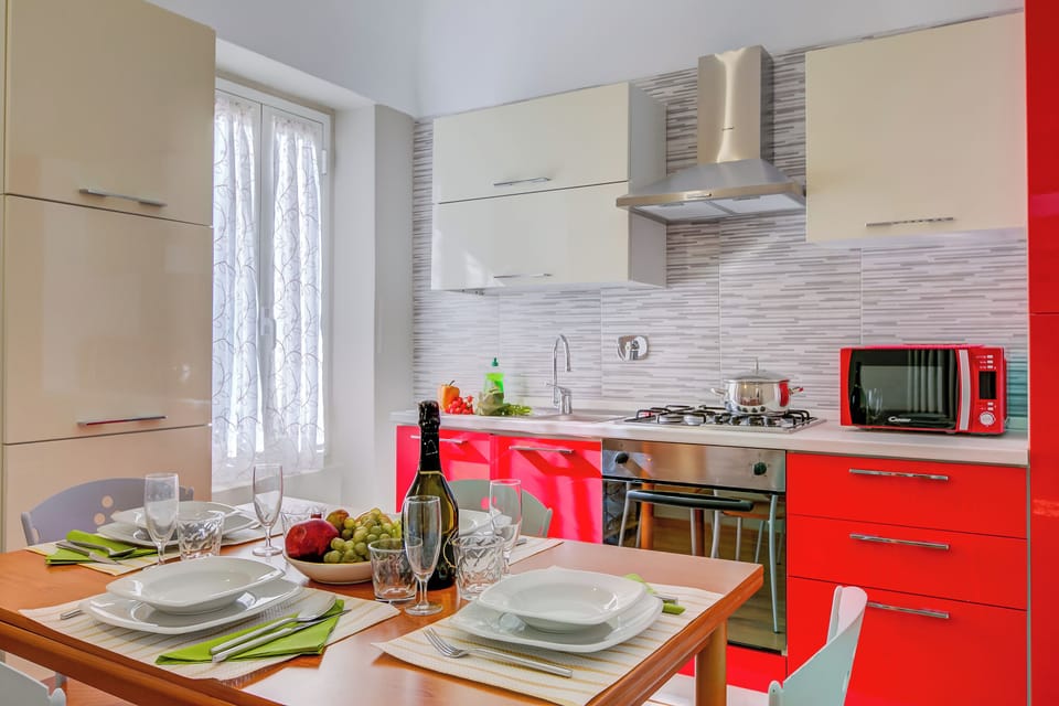 Kitchen and dining area