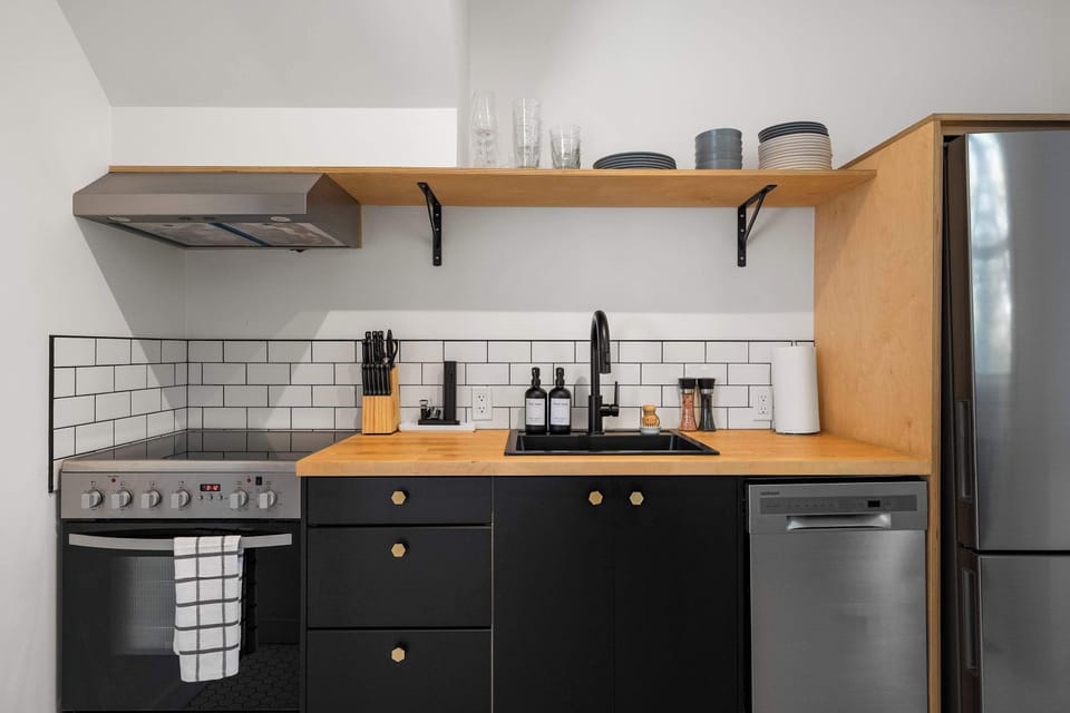 Everything you need to cook or reheat (Main Level Suite - The Lokal)