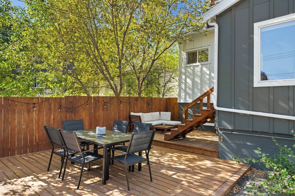 Outdoor meals under the Calgary sky