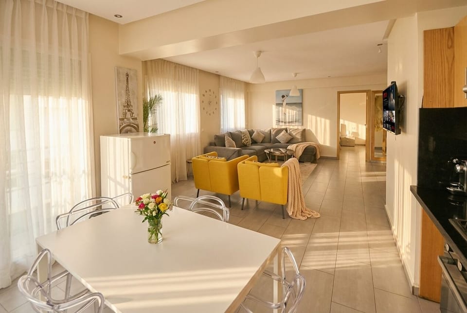 Contemporary Open Living Area