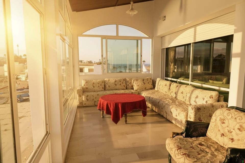 Sunlit Terrace with Cozy Seating