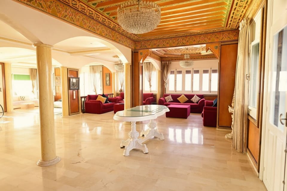 Spacious Mediterranean Living Room
