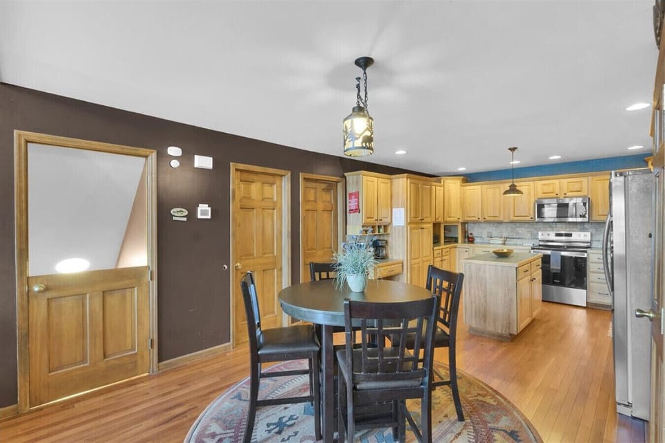 Huge kitchen and additional dining/conversation area
