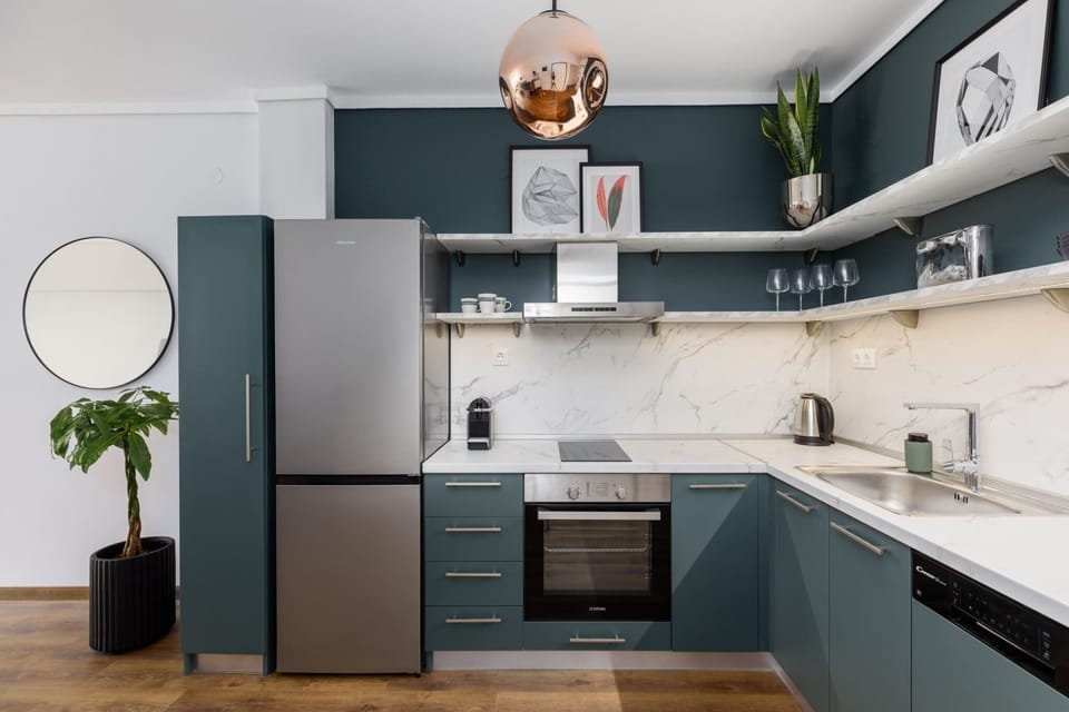 Apartment, 1 Queen Bed with Sofa bed | Private kitchen | Espresso maker, electric kettle