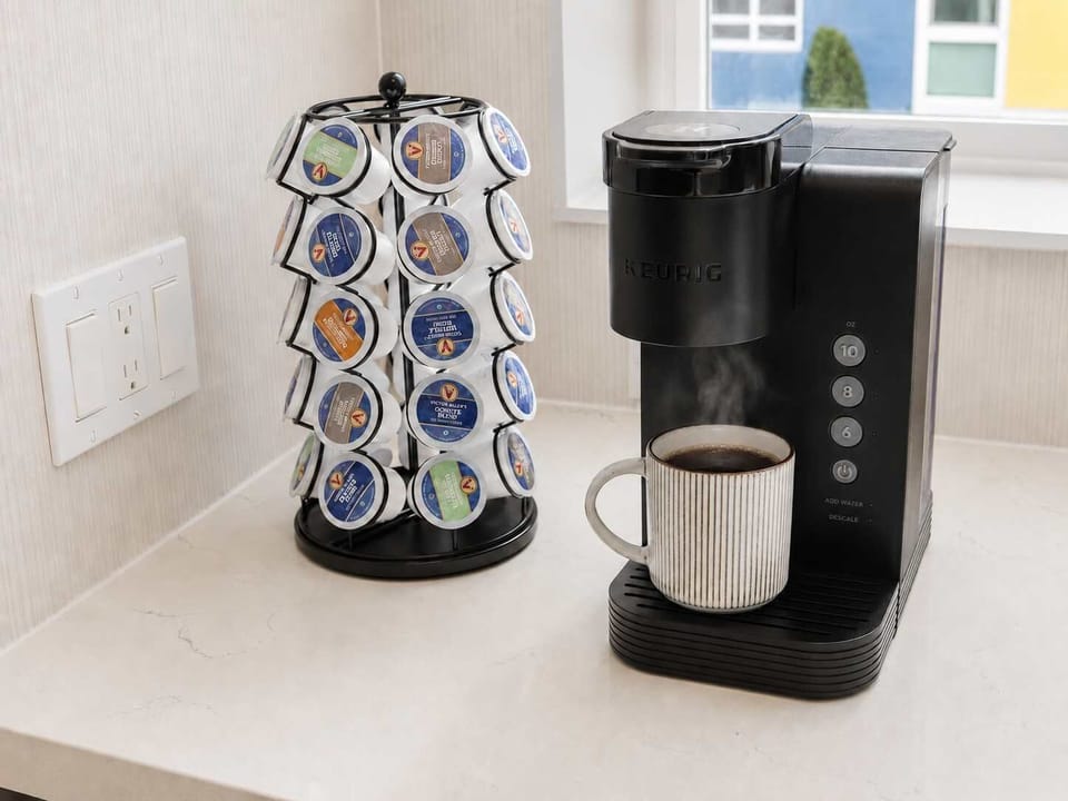 Start your mornings right — fresh coffee at your fingertips.