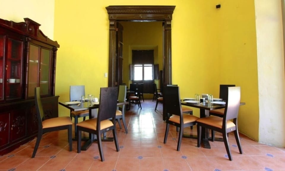 Gather for relaxed meals in the charming, intimate dining room.