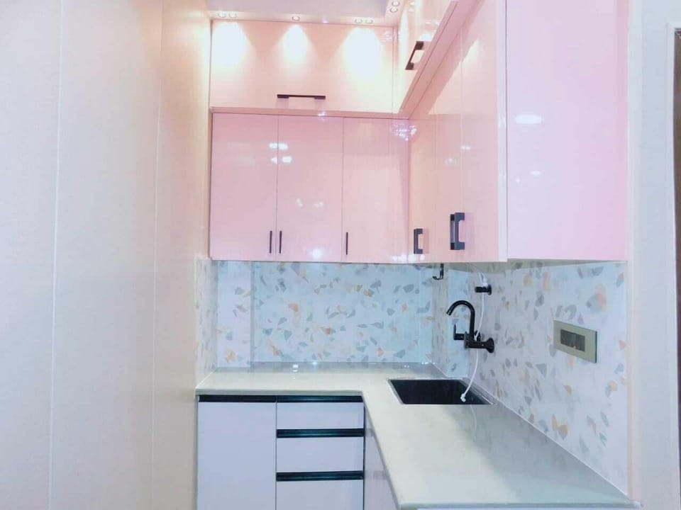 Luxury Apartment, Lanai, Courtyard View | Private kitchen | Fridge, electric kettle, cookware/dishes/utensils