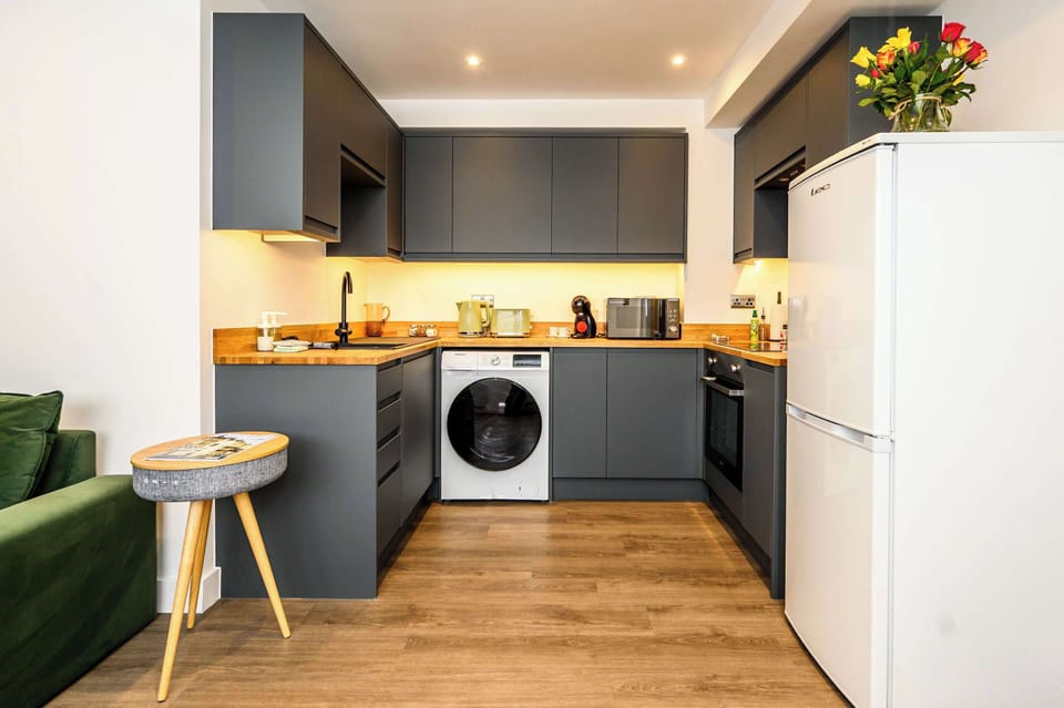 Open plan kitchen 