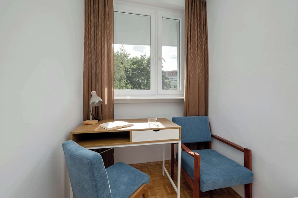 Enjoy the simplicity and comfort of the bedroom's design.