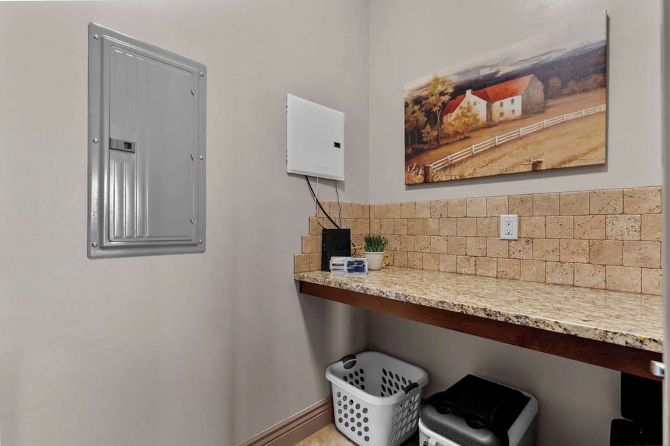 Private laundry is available for your stay!​