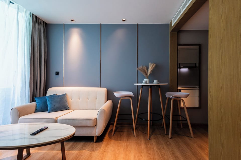 Open-plan layout, perfect for relaxation and work.
