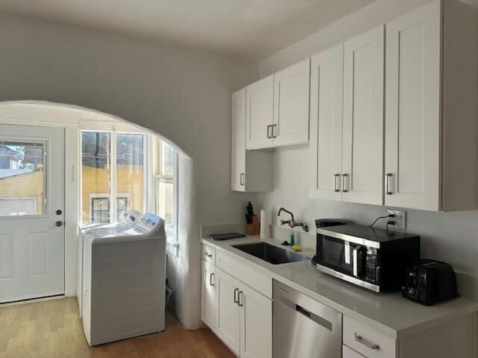 Kitchen with modern appliances