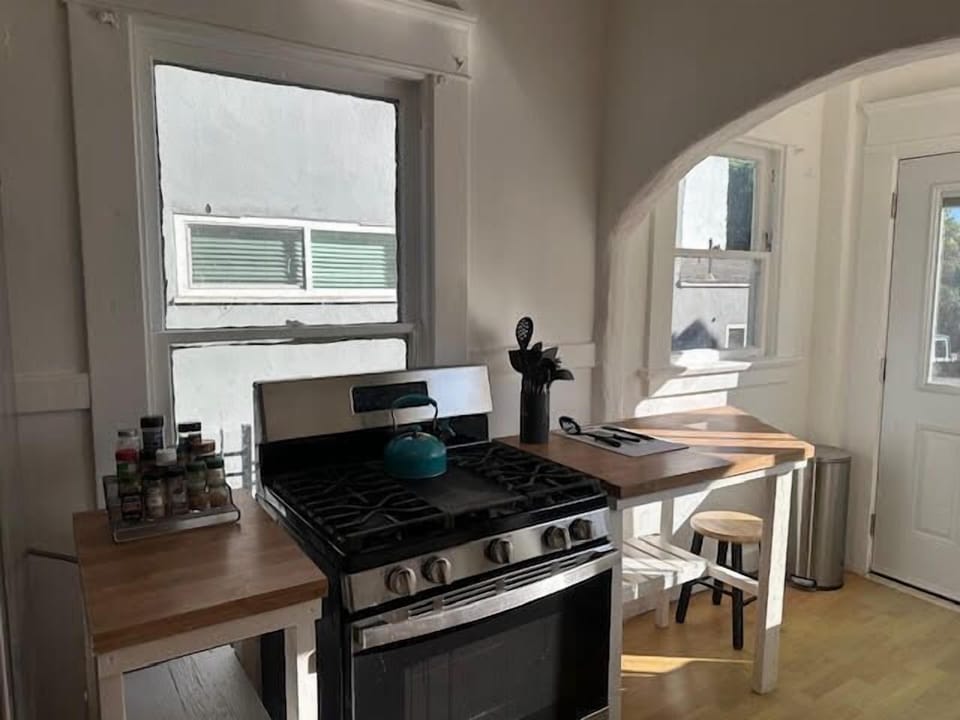 Open kitchen layout with plenty of counter space