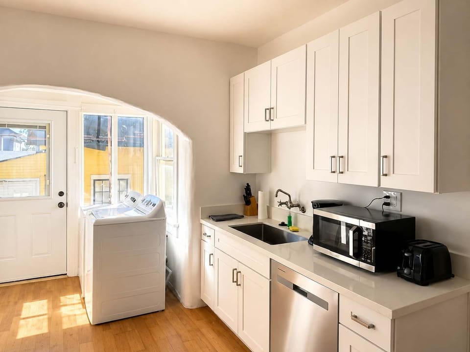 Kitchen with modern appliances