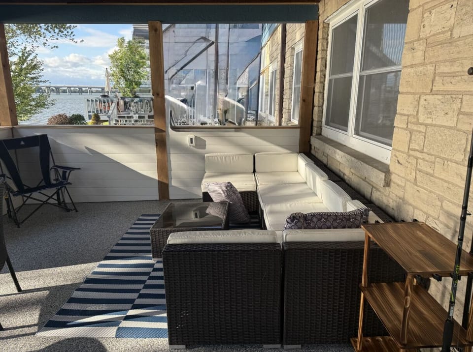 Plenty of patio seating for everyone
