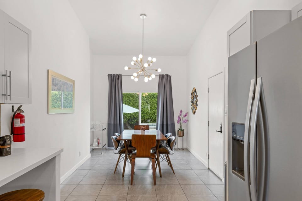 Dining Room Opening onto Pool Dining Area